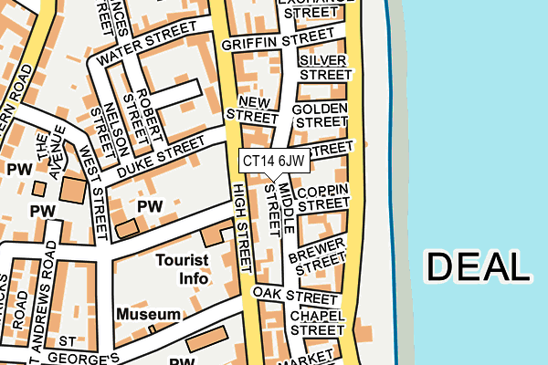CT14 6JW map - OS OpenMap – Local (Ordnance Survey) CT14 6JW map - OS OpenMap – Local (Ordnance Survey)