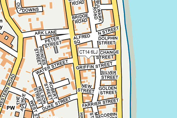 CT14 6LJ map - OS OpenMap – Local (Ordnance Survey) CT14 6LJ map - OS OpenMap – Local (Ordnance Survey)
