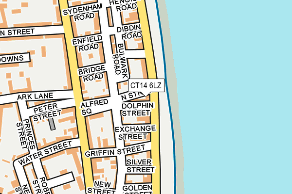 CT14 6LZ map - OS OpenMap – Local (Ordnance Survey) CT14 6LZ map - OS OpenMap – Local (Ordnance Survey)