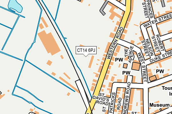 CT14 6PJ map - OS OpenMap – Local (Ordnance Survey) CT14 6PJ map - OS OpenMap – Local (Ordnance Survey)