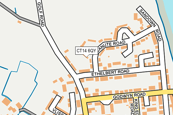 CT14 6QY map - OS OpenMap – Local (Ordnance Survey)