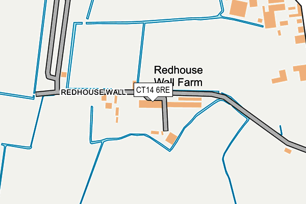 CT14 6RE map - OS OpenMap – Local (Ordnance Survey) CT14 6RE map - OS OpenMap – Local (Ordnance Survey)