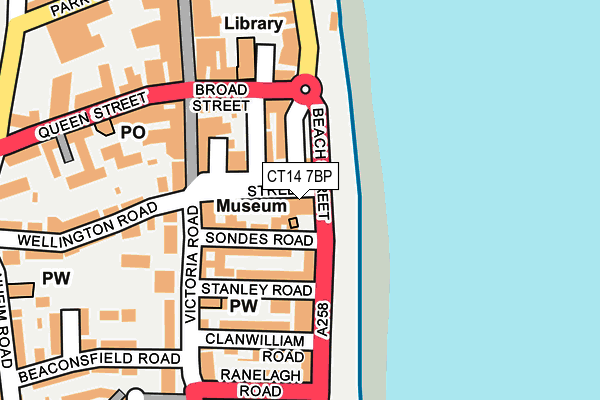 CT14 7BP map - OS OpenMap – Local (Ordnance Survey) CT14 7BP map - OS OpenMap – Local (Ordnance Survey)