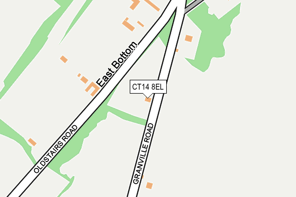 CT14 8EL map - OS OpenMap – Local (Ordnance Survey) CT14 8EL map - OS OpenMap – Local (Ordnance Survey)