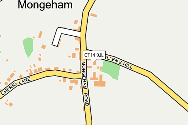 CT14 9JL map - OS OpenMap – Local (Ordnance Survey) CT14 9JL map - OS OpenMap – Local (Ordnance Survey)