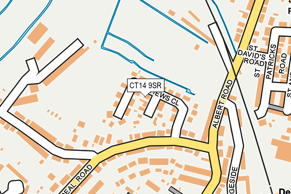CT14 9SR map - OS OpenMap – Local (Ordnance Survey) CT14 9SR map - OS OpenMap – Local (Ordnance Survey)