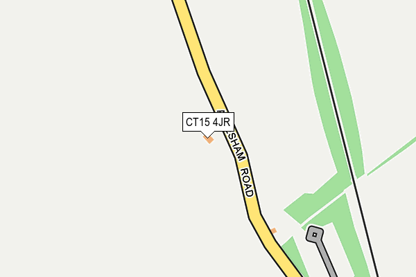 CT15 4JR map - OS OpenMap – Local (Ordnance Survey) CT15 4JR map - OS OpenMap – Local (Ordnance Survey)
