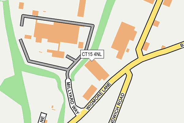 CT15 4NL map - OS OpenMap – Local (Ordnance Survey) CT15 4NL map - OS OpenMap – Local (Ordnance Survey)