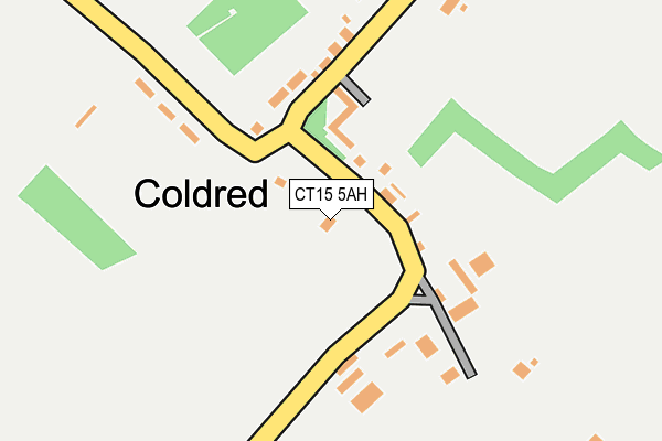 CT15 5AH map - OS OpenMap – Local (Ordnance Survey) CT15 5AH map - OS OpenMap – Local (Ordnance Survey)