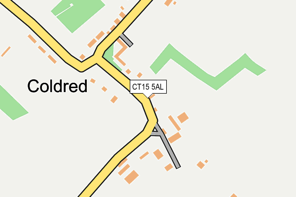 CT15 5AL map - OS OpenMap – Local (Ordnance Survey) CT15 5AL map - OS OpenMap – Local (Ordnance Survey)