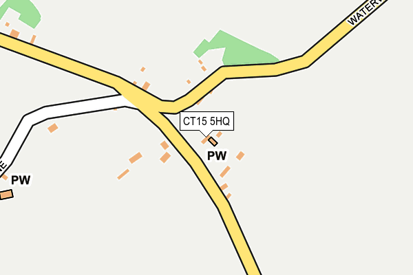 CT15 5HQ map - OS OpenMap – Local (Ordnance Survey) CT15 5HQ map - OS OpenMap – Local (Ordnance Survey)