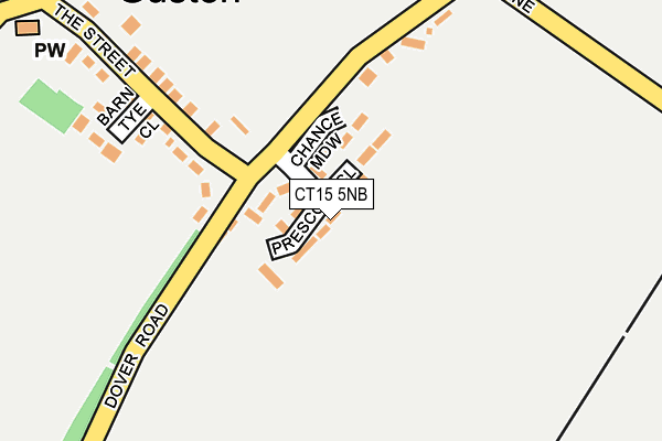 CT15 5NB map - OS OpenMap – Local (Ordnance Survey) CT15 5NB map - OS OpenMap – Local (Ordnance Survey)