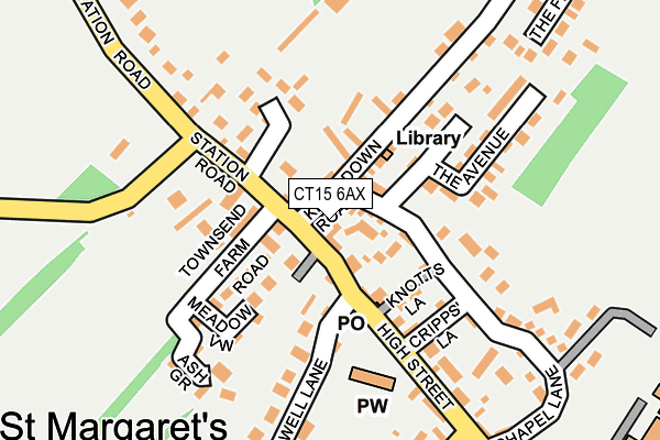CT15 6AX map - OS OpenMap – Local (Ordnance Survey) CT15 6AX map - OS OpenMap – Local (Ordnance Survey)