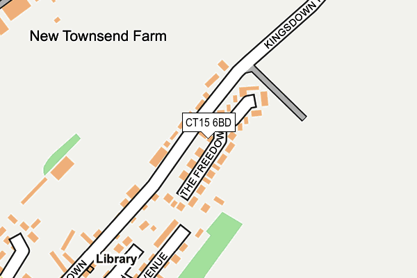 CT15 6BD map - OS OpenMap – Local (Ordnance Survey) CT15 6BD map - OS OpenMap – Local (Ordnance Survey)
