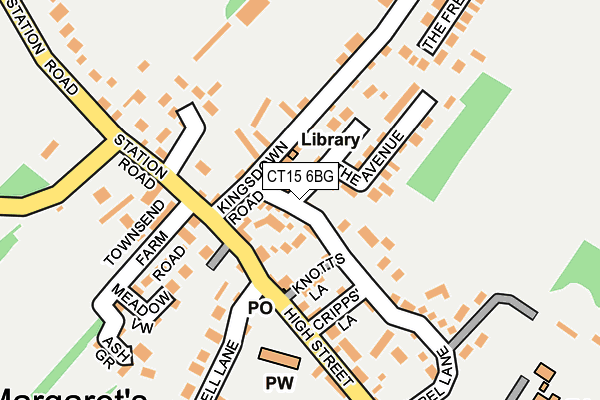 CT15 6BG map - OS OpenMap – Local (Ordnance Survey) CT15 6BG map - OS OpenMap – Local (Ordnance Survey)