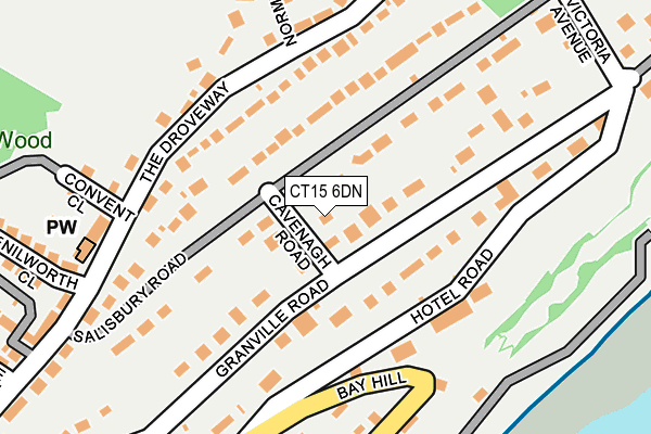 CT15 6DN map - OS OpenMap – Local (Ordnance Survey) CT15 6DN map - OS OpenMap – Local (Ordnance Survey)