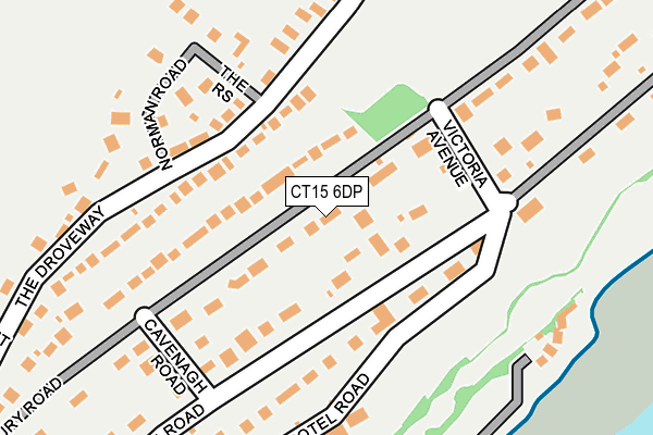 CT15 6DP map - OS OpenMap – Local (Ordnance Survey) CT15 6DP map - OS OpenMap – Local (Ordnance Survey)