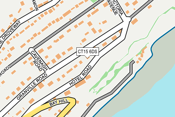 CT15 6DS map - OS OpenMap – Local (Ordnance Survey) CT15 6DS map - OS OpenMap – Local (Ordnance Survey)