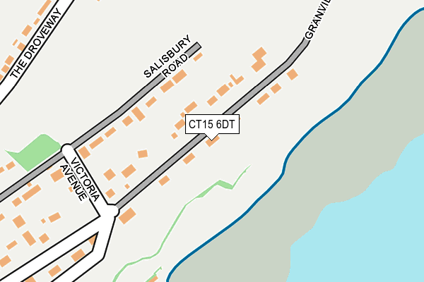 CT15 6DT map - OS OpenMap – Local (Ordnance Survey) CT15 6DT map - OS OpenMap – Local (Ordnance Survey)