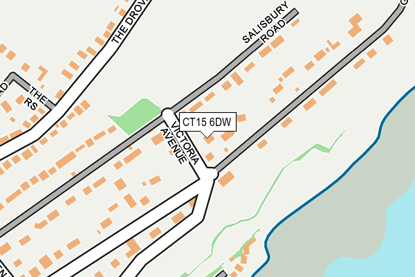 CT15 6DW map - OS OpenMap – Local (Ordnance Survey) CT15 6DW map - OS OpenMap – Local (Ordnance Survey)