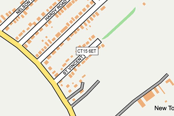 CT15 6ET map - OS OpenMap – Local (Ordnance Survey) CT15 6ET map - OS OpenMap – Local (Ordnance Survey)