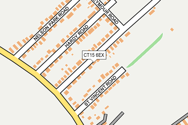 CT15 6EX map - OS OpenMap – Local (Ordnance Survey) CT15 6EX map - OS OpenMap – Local (Ordnance Survey)