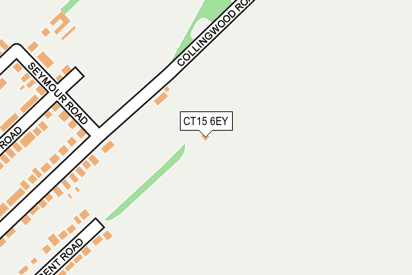 CT15 6EY map - OS OpenMap – Local (Ordnance Survey) CT15 6EY map - OS OpenMap – Local (Ordnance Survey)