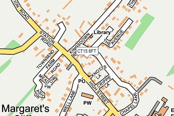 CT15 6FT map - OS OpenMap – Local (Ordnance Survey) CT15 6FT map - OS OpenMap – Local (Ordnance Survey)
