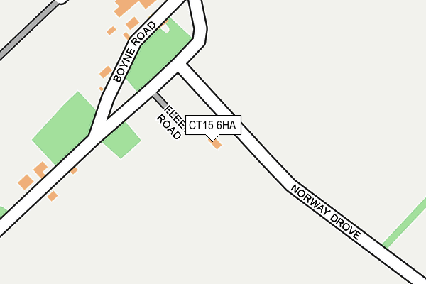 CT15 6HA map - OS OpenMap – Local (Ordnance Survey) CT15 6HA map - OS OpenMap – Local (Ordnance Survey)