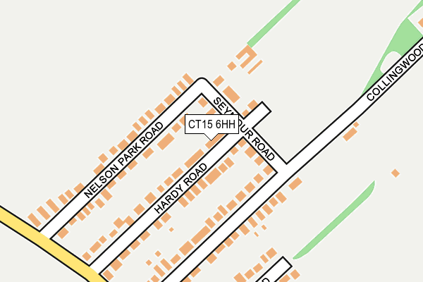 CT15 6HH map - OS OpenMap – Local (Ordnance Survey) CT15 6HH map - OS OpenMap – Local (Ordnance Survey)