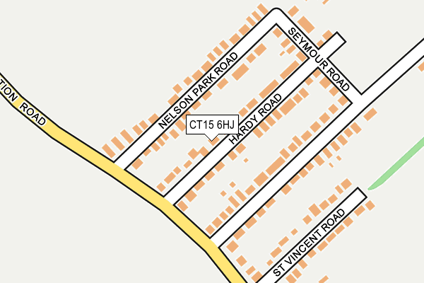 CT15 6HJ map - OS OpenMap – Local (Ordnance Survey) CT15 6HJ map - OS OpenMap – Local (Ordnance Survey)