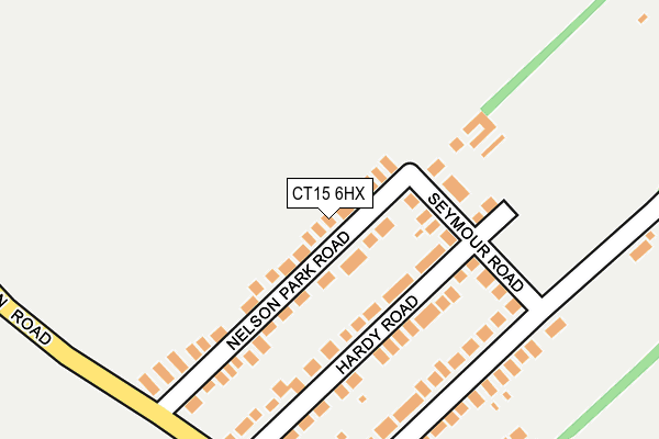 CT15 6HX map - OS OpenMap – Local (Ordnance Survey) CT15 6HX map - OS OpenMap – Local (Ordnance Survey)