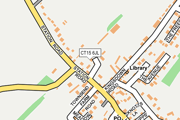 CT15 6JL map - OS OpenMap – Local (Ordnance Survey) CT15 6JL map - OS OpenMap – Local (Ordnance Survey)