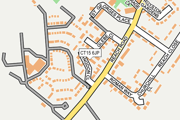 CT15 6JP map - OS OpenMap – Local (Ordnance Survey) CT15 6JP map - OS OpenMap – Local (Ordnance Survey)