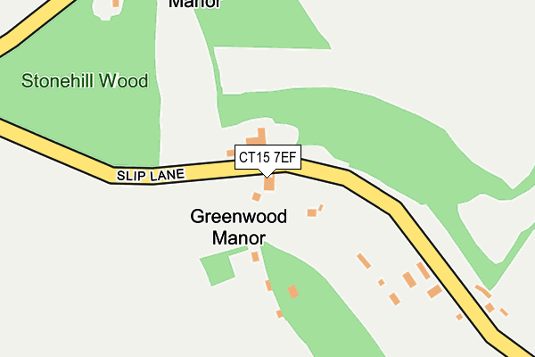 CT15 7EF map - OS OpenMap – Local (Ordnance Survey) CT15 7EF map - OS OpenMap – Local (Ordnance Survey)