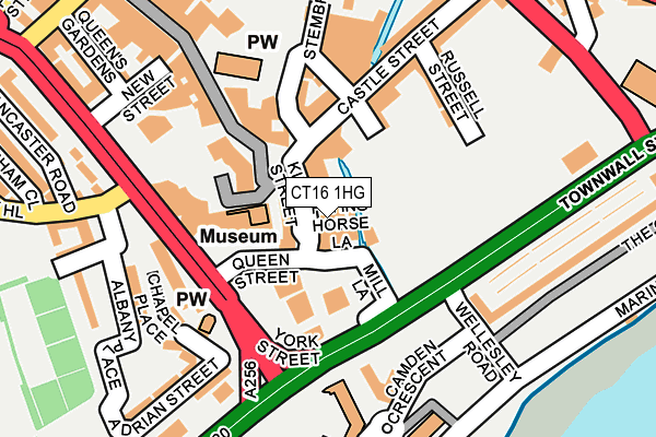 CT16 1HG map - OS OpenMap – Local (Ordnance Survey) CT16 1HG map - OS OpenMap – Local (Ordnance Survey)