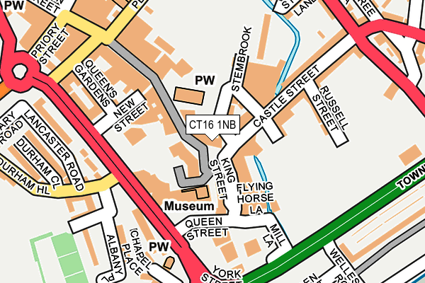 CT16 1NB map - OS OpenMap – Local (Ordnance Survey) CT16 1NB map - OS OpenMap – Local (Ordnance Survey)