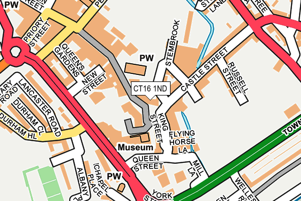 CT16 1ND map - OS OpenMap – Local (Ordnance Survey) CT16 1ND map - OS OpenMap – Local (Ordnance Survey)