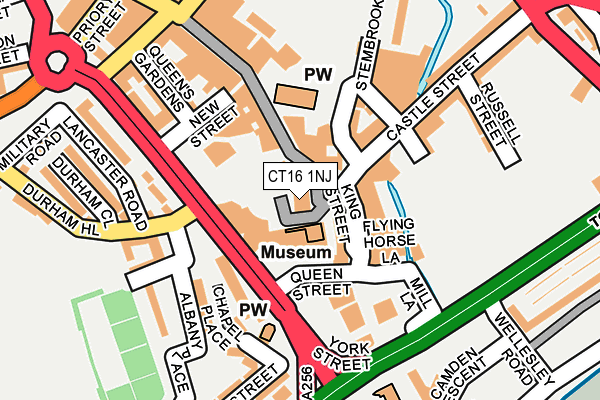 CT16 1NJ map - OS OpenMap – Local (Ordnance Survey) CT16 1NJ map - OS OpenMap – Local (Ordnance Survey)