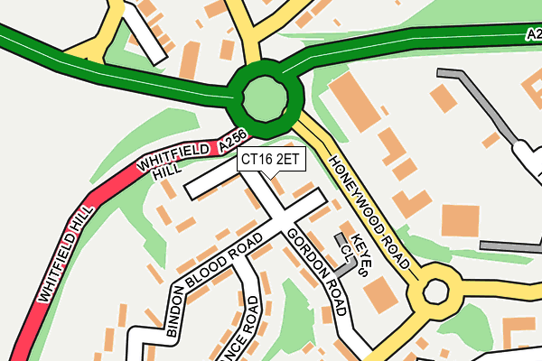 CT16 2ET map - OS OpenMap – Local (Ordnance Survey) CT16 2ET map - OS OpenMap – Local (Ordnance Survey)