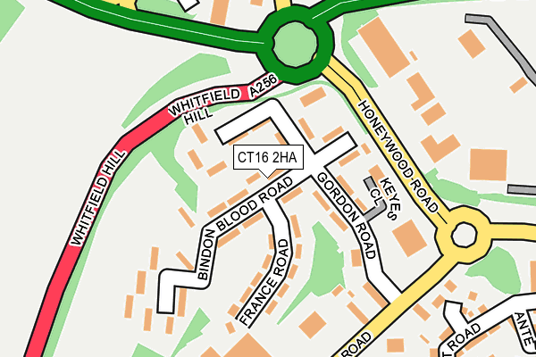 CT16 2HA map - OS OpenMap – Local (Ordnance Survey) CT16 2HA map - OS OpenMap – Local (Ordnance Survey)