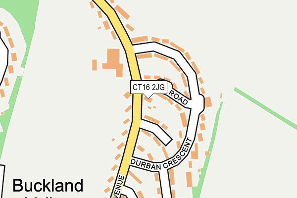 CT16 2JG map - OS OpenMap – Local (Ordnance Survey) CT16 2JG map - OS OpenMap – Local (Ordnance Survey)
