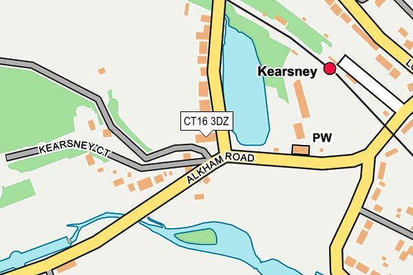 CT16 3DZ map - OS OpenMap – Local (Ordnance Survey) CT16 3DZ map - OS OpenMap – Local (Ordnance Survey)