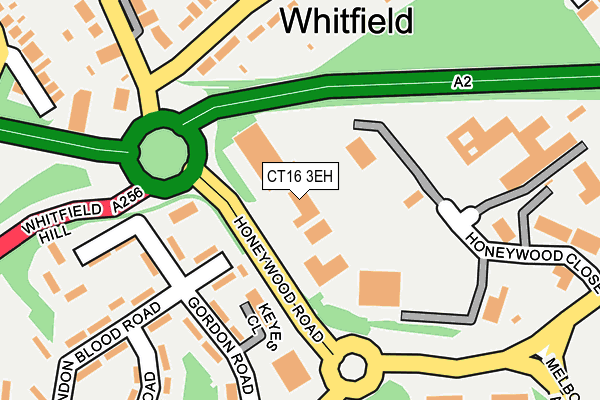 CT16 3EH map - OS OpenMap – Local (Ordnance Survey) CT16 3EH map - OS OpenMap – Local (Ordnance Survey)