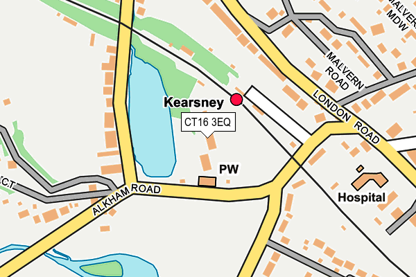 CT16 3EQ map - OS OpenMap – Local (Ordnance Survey) CT16 3EQ map - OS OpenMap – Local (Ordnance Survey)