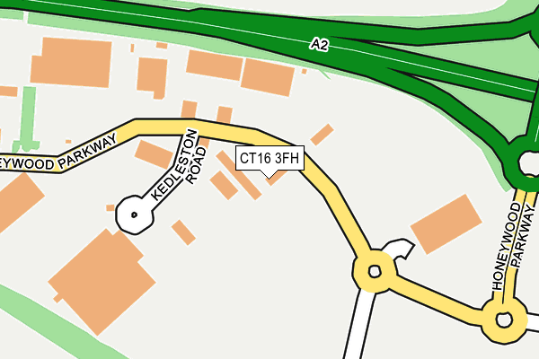 CT16 3FH map - OS OpenMap – Local (Ordnance Survey) CT16 3FH map - OS OpenMap – Local (Ordnance Survey)