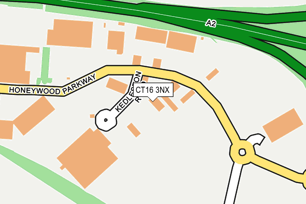 CT16 3NX map - OS OpenMap – Local (Ordnance Survey) CT16 3NX map - OS OpenMap – Local (Ordnance Survey)