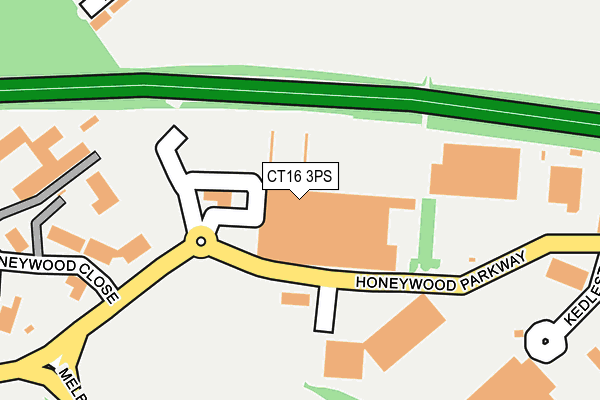 CT16 3PS map - OS OpenMap – Local (Ordnance Survey) CT16 3PS map - OS OpenMap – Local (Ordnance Survey)