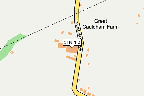 CT18 7HQ map - OS OpenMap – Local (Ordnance Survey) CT18 7HQ map - OS OpenMap – Local (Ordnance Survey)