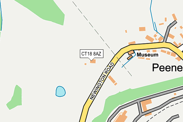CT18 8AZ map - OS OpenMap – Local (Ordnance Survey) CT18 8AZ map - OS OpenMap – Local (Ordnance Survey)